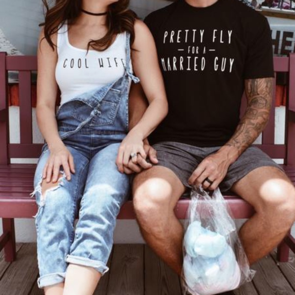 Pretty fly for a married guy men’s T-shirt